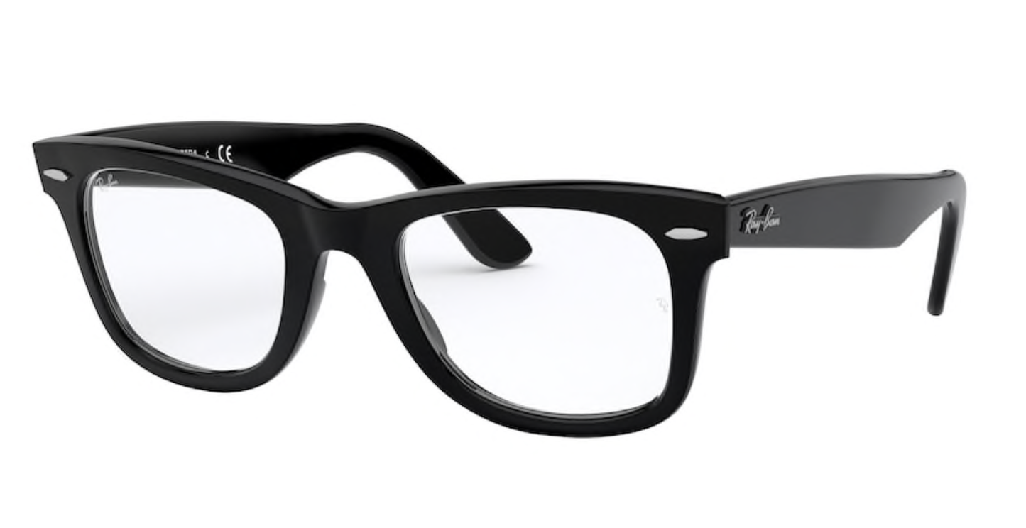 Rayban 5121 Classic Wayfarer Colour 2000 Black Size 50